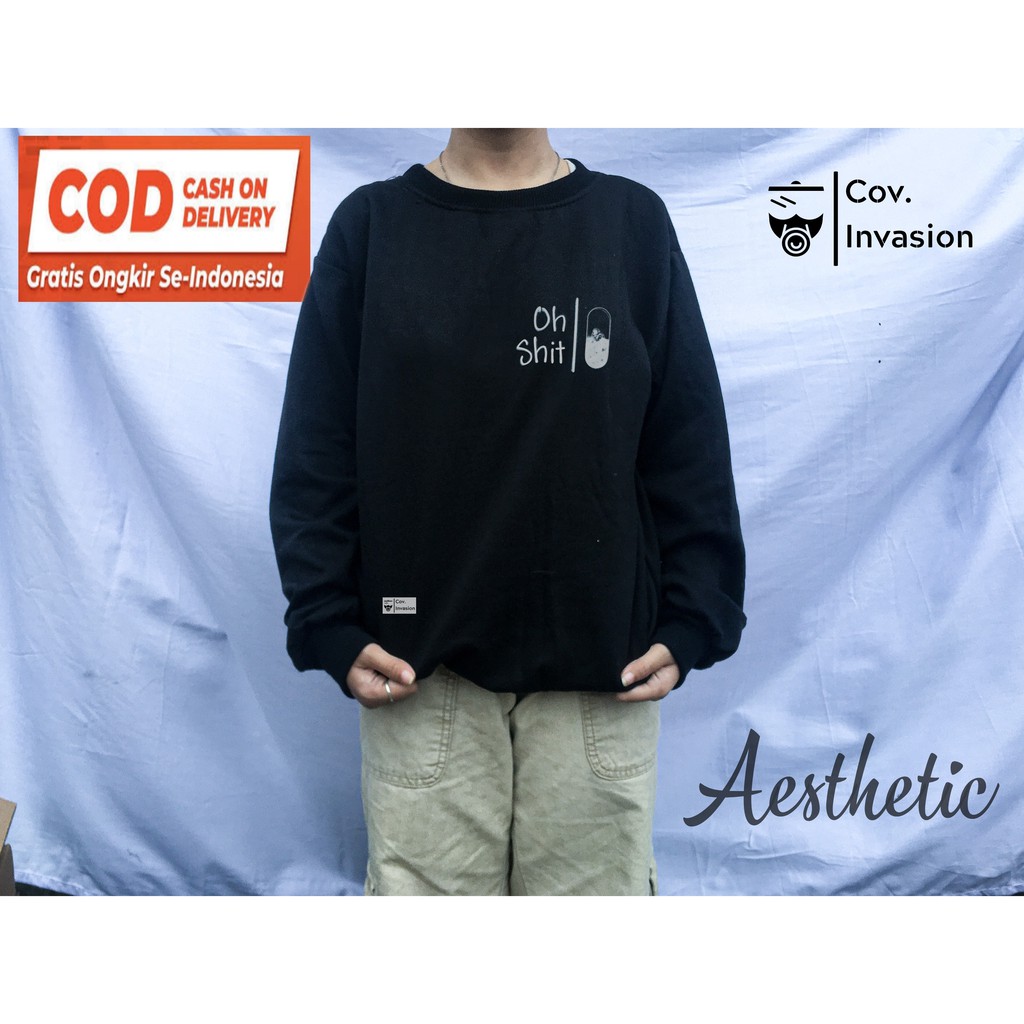 [GRATIS ONGKIR] SWEATER DISTRO CREWNECK HITS MURAH OOTD