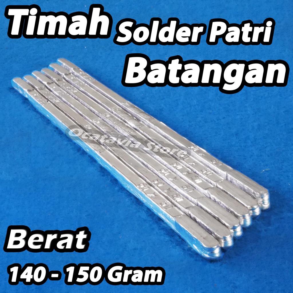 Jual Timah Solder Patri Batangan 50 x 50 untuk las patri radiator dan
