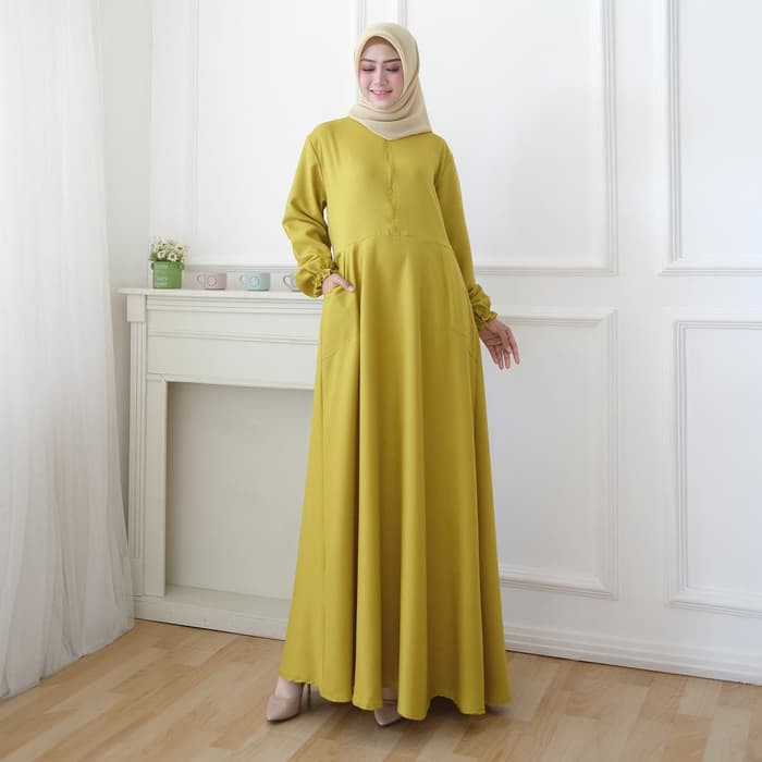 Baju Busana Muslimah Gamis Syari Muslim Wanita Cewek Terbaru Murah