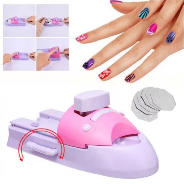 Jual Printer Kuku Mudah dan Praktis / Nail art stamp Machine Perangkat Desain kuku nail art