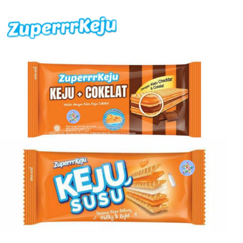 Jual Zuperrr Keju Wafer Coklat Keju Isi 10Pc / Renteng | Shopee Indonesia