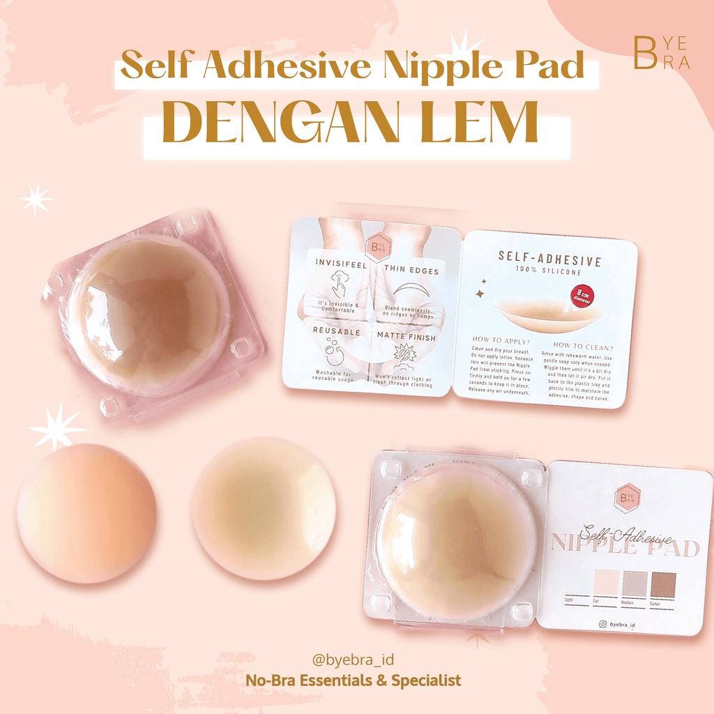 Jual Bye Bra NIPPLE PAD Self adhesive nipple pad/ nipple pad dengan