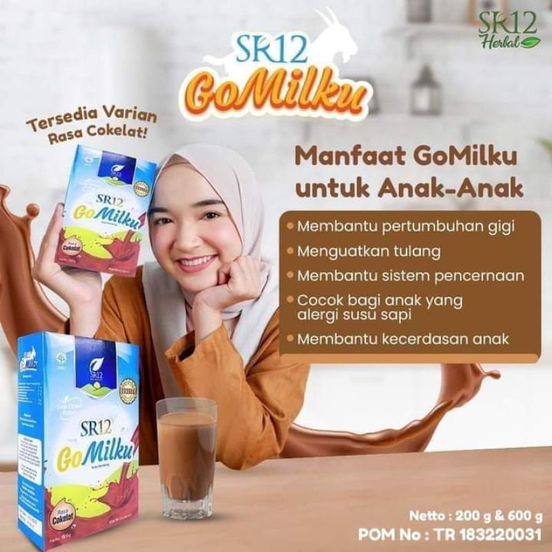 Jual Gomilku Coklat Sr12-Gomilku Rasa Coklat 600G-Susu Etawa Rasa Coklat-Susu Coklat Enak Dan Sehat | Shopee Indonesia