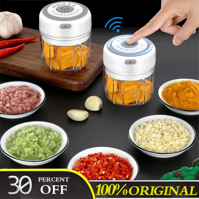 Jual Mini wireless electric garlic masher, garlic puller, Meat grinder