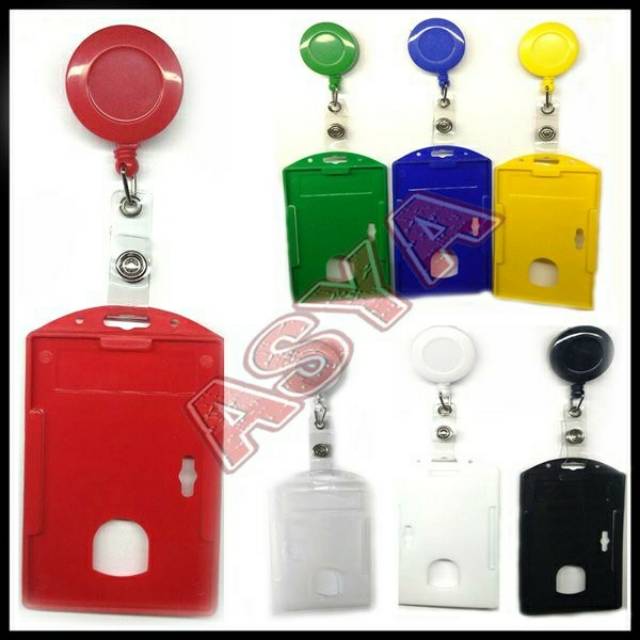 Holder id card Plastik dan Yoyo Shopee Indonesia