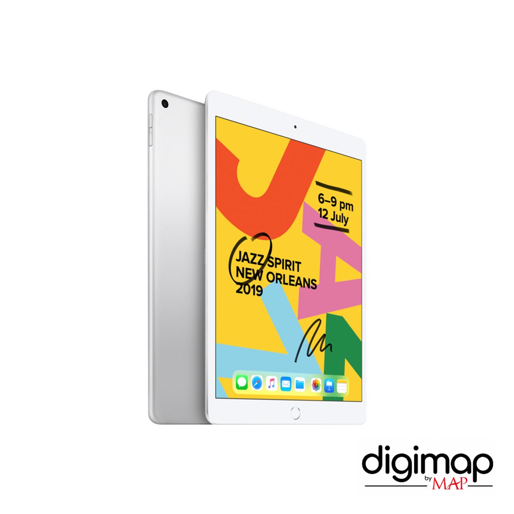 Jual Apple Ipad 7Th Generation 10.2-Inch Wi-Fi + Cellular 128Gb Silver | Shopee Indonesia
