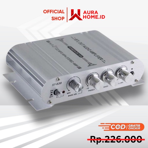 Jual Amplifier Audio Speaker Spiker Subwoofer Home Theater Extra Full Super Bass Ngebass Hifi