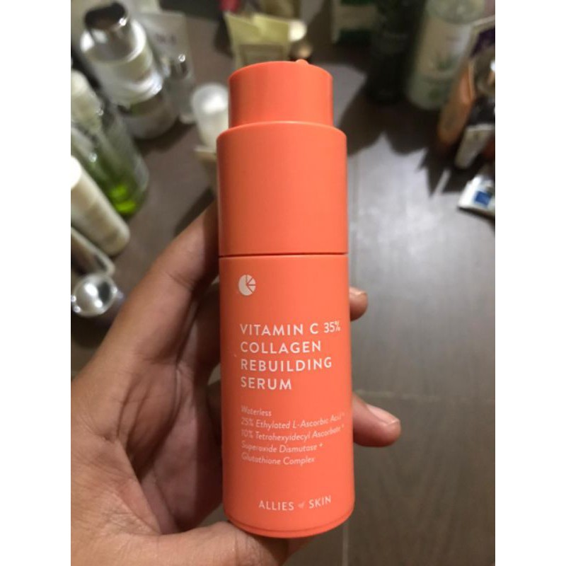 Jual ALLIES OF SKIN Vitamin C 35 Collagen Rebuilding Serum Shopee