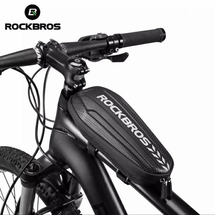 Jual Eltamart Rockbros B60 Tas Sepeda Balap Lipat Mtb Waterproof Front Tube Bag Indonesia|Shopee Indonesia