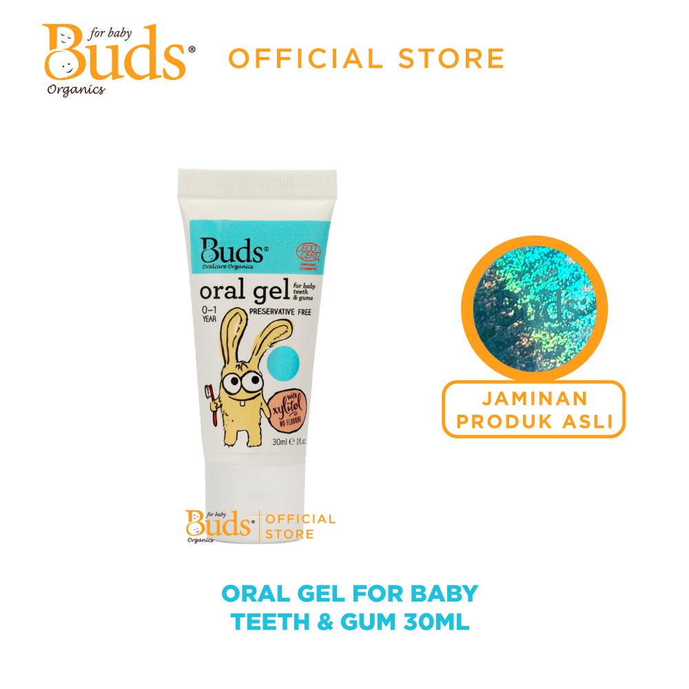 Buds Organics BOO Oral Gel for Baby Teeth and Gums Toothpaste 30ml