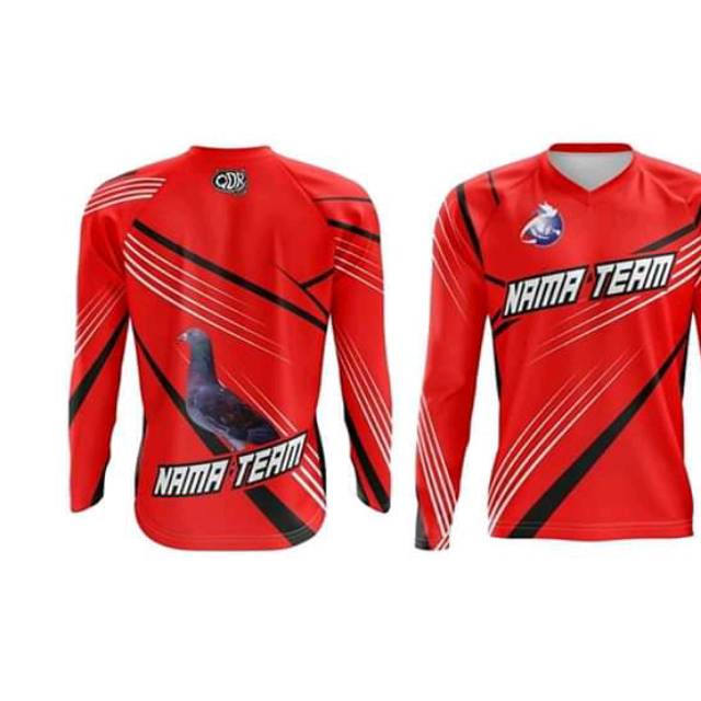 Jual Jersey Merpati Balap - Custom Desain - Red | Shopee Indonesia
