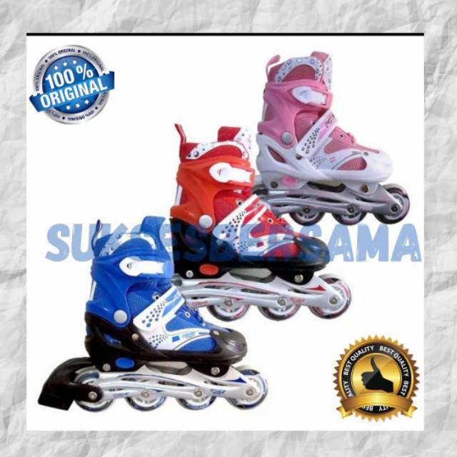Jual sepatu roda anak bajaj murah / sepatu roda anak laki laki / sepatu