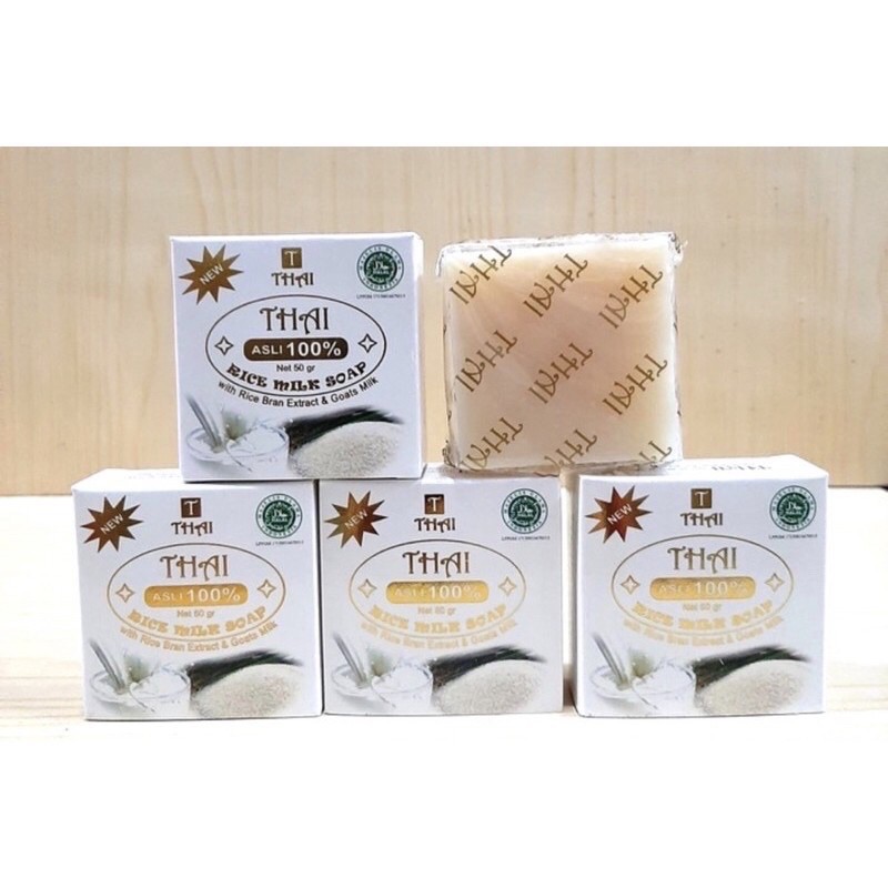 Jual THAI Asli 100 Rice Milk Soap (Sabun Susu Beras) Shopee Indonesia