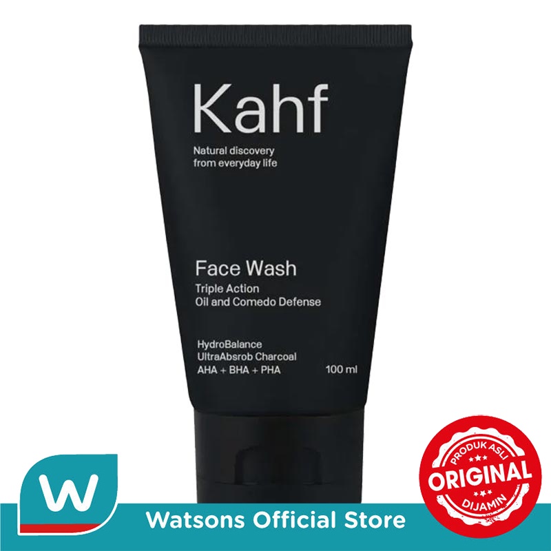 Jual Kahf Facial Wash Triple Action 100ml Shopee Indonesia