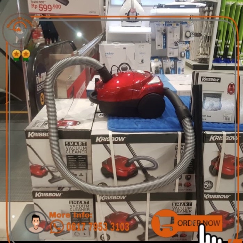 Jual Krisbow multi cyclone smart vacuum cleaner penghisap debu kering