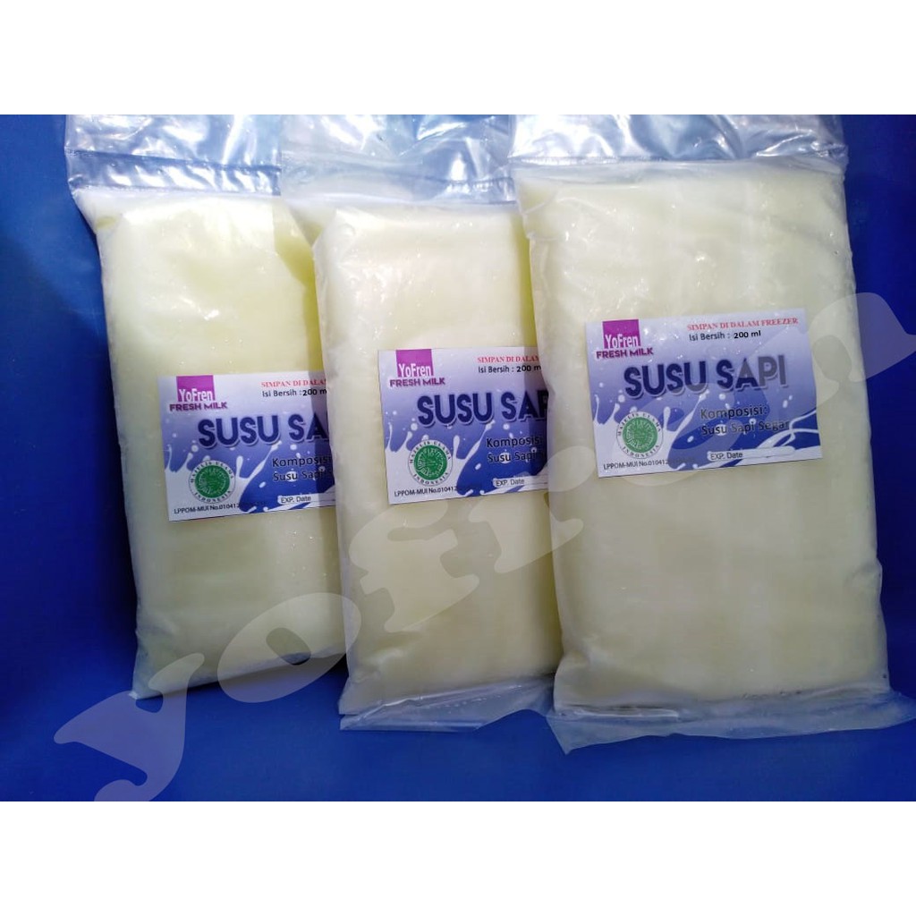 SUSU SAPI SEGAR (FRESH MILK/CAIR/MURNI) 200 ML Shopee Indonesia