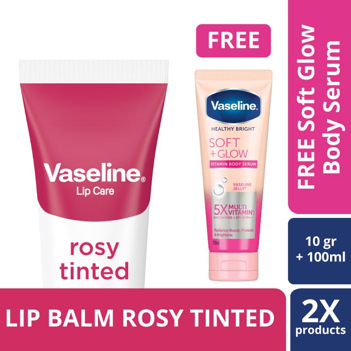 Jual Vaseline Lip Care Rosy Tinted 10 grFree Vaseline Healthy Bright