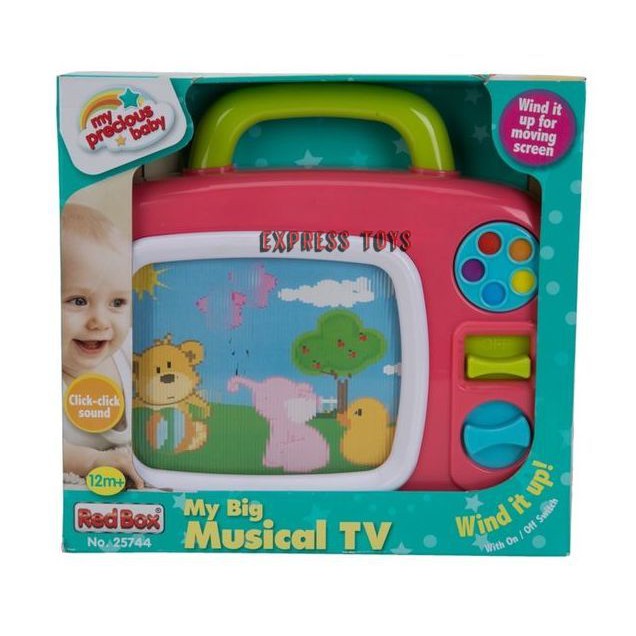 Jual Mainan Bayi Edukasi Redbox My Big Musical Tv My Precious Baby | Shopee Indonesia