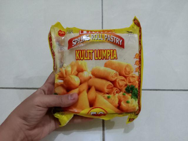Kulit Lumpia Finna Kecil Spring Roll Pastry Ukuran 12,5x12,5 cm