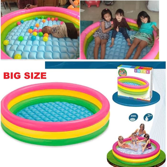 INTEX 57422 KOLAM RENANG ANAK / KOLAM KARET Shopee Indonesia