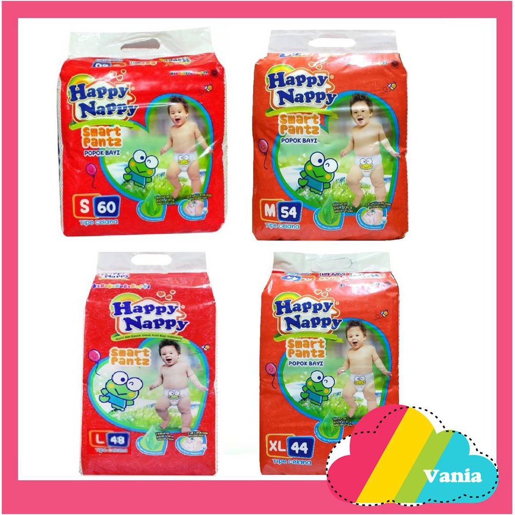 POPOK BAYI TERMURAH MERK Happy Nappy Baby Diapers Pants