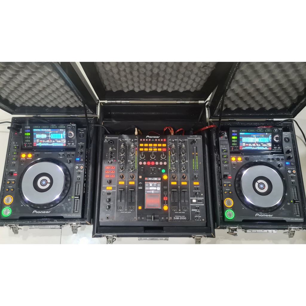 Jual Alat Dj Pioneer Cdj 2000 Nexus X2 (Pair) + Djm 2000 Touchscreen Bonus Hardcase Untuk Set Dj 2000Nxs | Shopee Indonesia