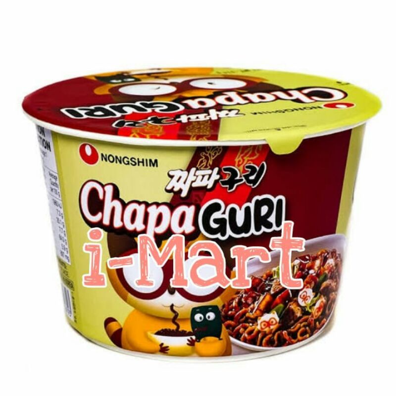 Jual Nongshim Big Bowl Chapa Guri /Mi Goreng Dengan Saus Kedelai Hitam