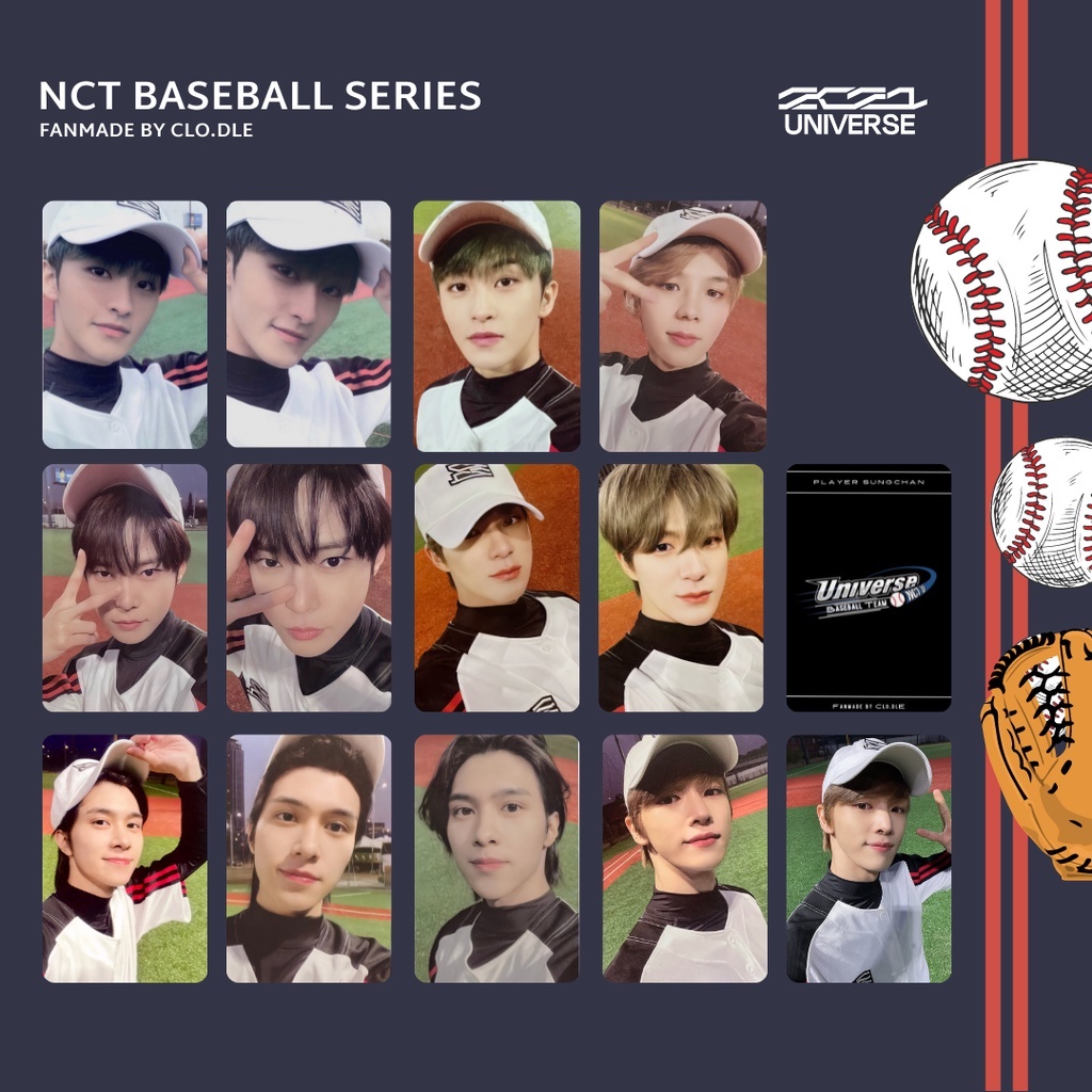 Jual BASEBALL SET LUCKY DRAW NCT UNIVERSE MARK JENO HENDERY DOYOUNG
