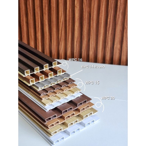 Jual WPC 3D WALLPANEL Wall Panel PVC kayu wood bukan wallpaper sticker