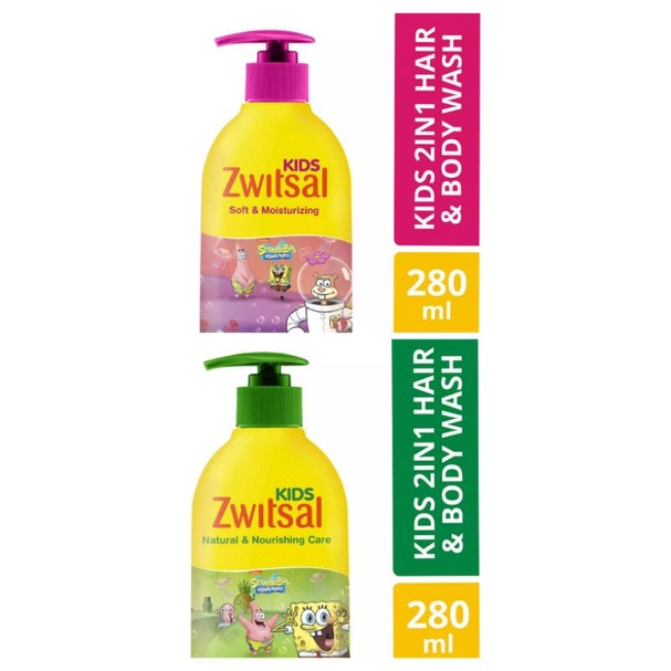 Jual ZWITSAL 2IN1 Hair & Body Wash 280ml Shopee Indonesia