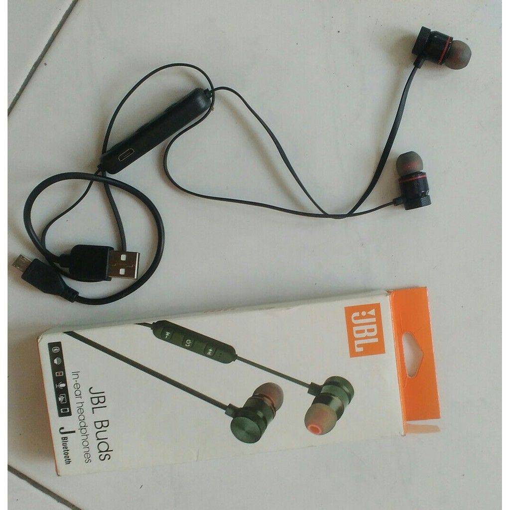 Jual Jbl Buds In Ear Headphones Headset Bluetooth Bonus Usb Port Hub 4 Port | Shopee Indonesia