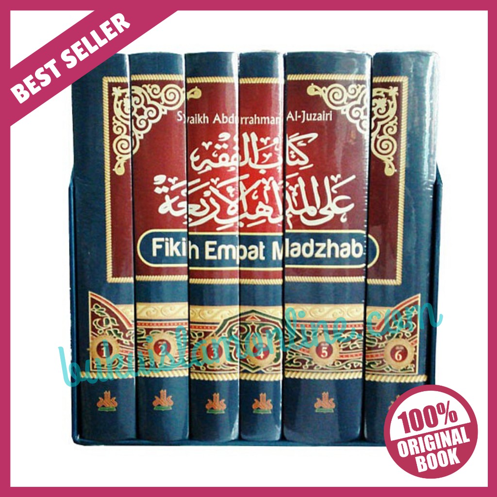1 Set Fikih Empat Madzhab ( 6 jilid ) - Syaikh Abdurrahman Al Juzairi -  Kitab - Fiqih - Mazhab | Shopee Indonesia