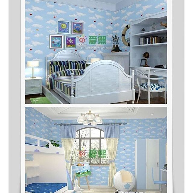 Paling Bagus 22+ Wallpaper Dinding Biru Muda Richa Wallpaper