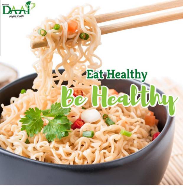 MIE Instan DAAI Vegan Vegetarian Rasa Mi Goreng / Soto kuah Lezat Sehat