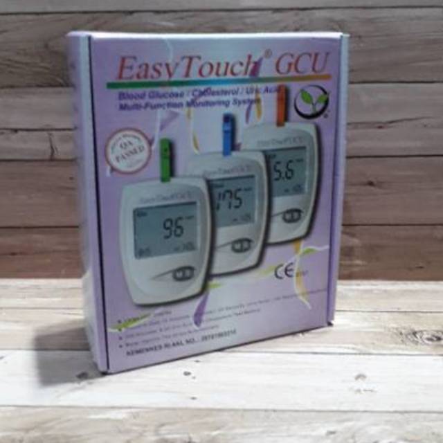 Alat gcu cek gula darah , asam urat dan kolesterol easy touch Shopee
