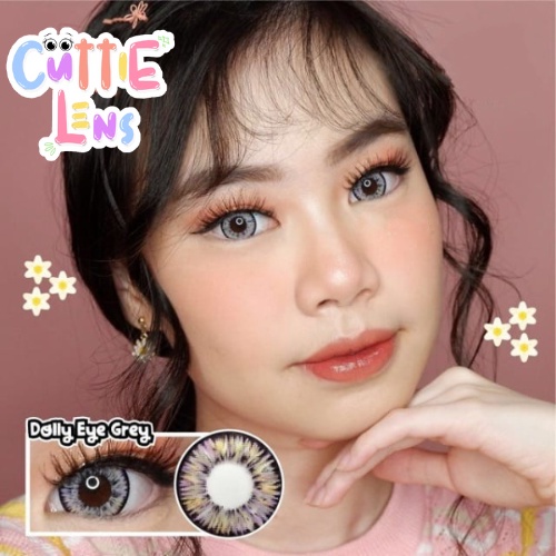 Jual SOFTLENS THE DOLLY EYE GLAMOURS GRAY ABU ABU SOPLEN SOFLEN DOLLY
