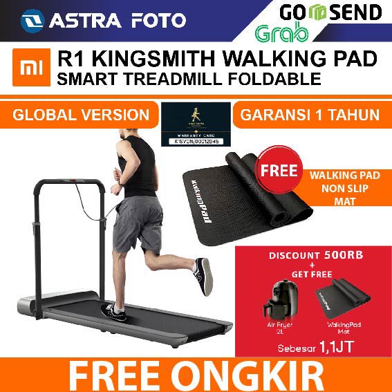 Jual XIAOMI KINGSMITH R1 PRO 2 IN 1 TREADMILL WALKINGPAD GARANSI RESMI FOLDABLE TREADMILL