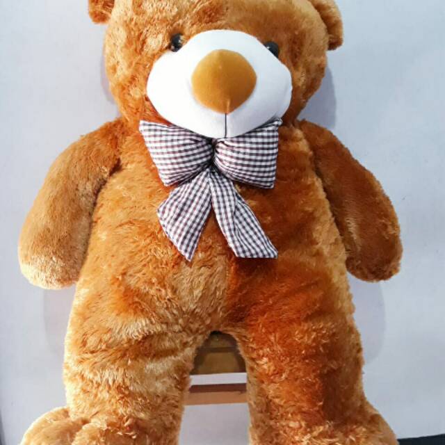 Jual Boneka Beruang /Teddy Bear Super Warna Coklat/Boneka Beruang Super Jumbo/Boneka Beruang Pita/Rasfur | Shopee Indonesia
