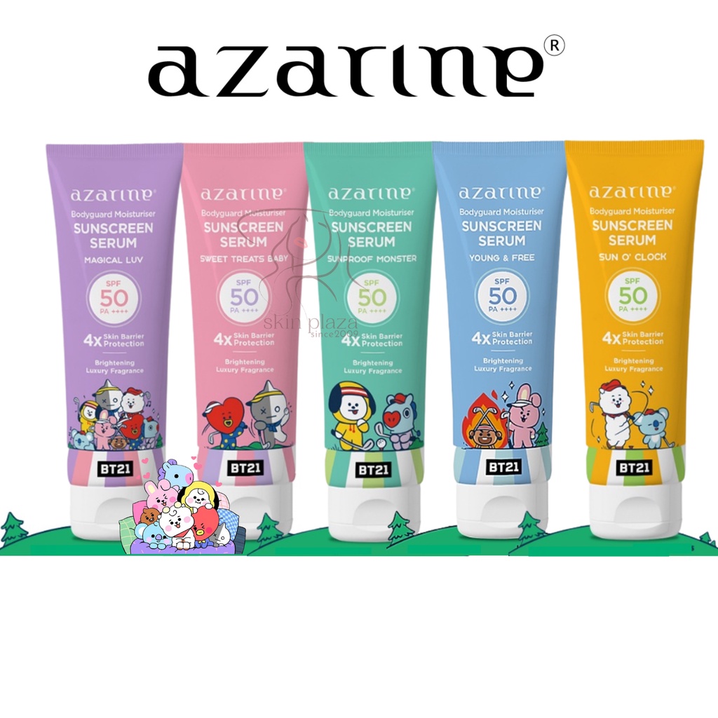 Jual Azarine Body Guard Moisturizer Sunscreen Serum 100ml With BT21
