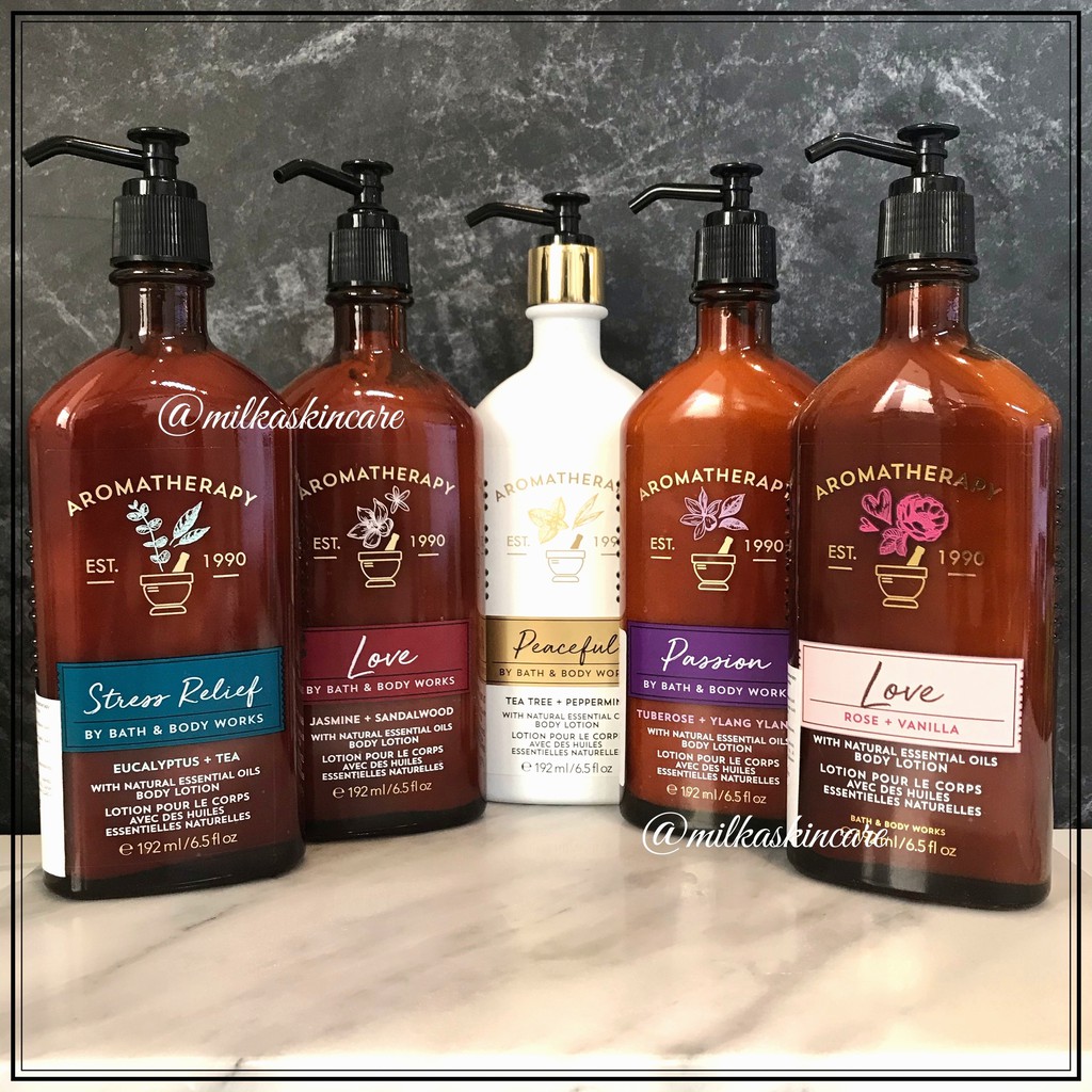 BATH & BODY WORKS / BBW AROMATHERAPY BODY LOTION 192ML Shopee Indonesia