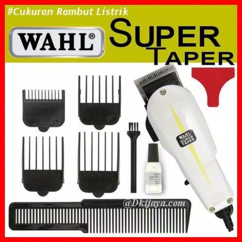 Jual ✓Cod Alat Cukur Rambut Wahl Super Taper Propesional Clippeer Mesin Cukur Rambut Wahl Alat Pangkas | Shopee Indonesia
