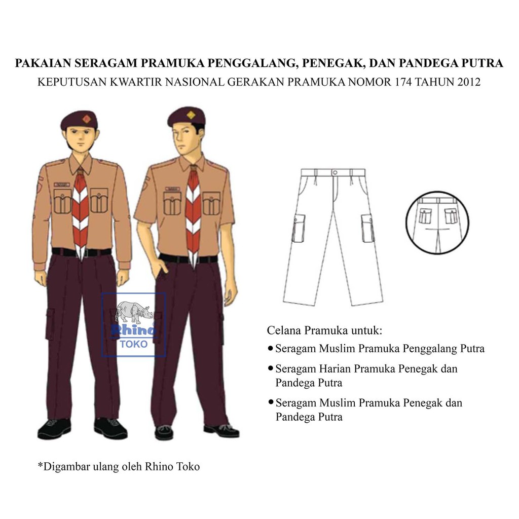 35+ Ide Seragam Pramuka Penggalang Putra Lengkap Nikies Diary
