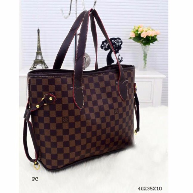 Tas Damier LV Neverfull ( nefool damier lokal ) Shopee Indonesia