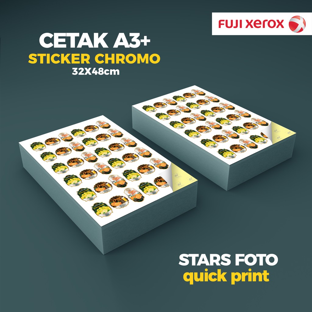 Print Sticker Label A3 Plus Shopee Indonesia