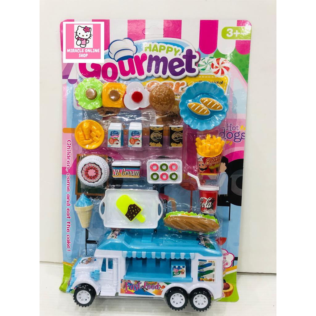 Jual Mainan Truk Gourmet Mainan Anak Perempuan Murah Burger | Shopee Indonesia