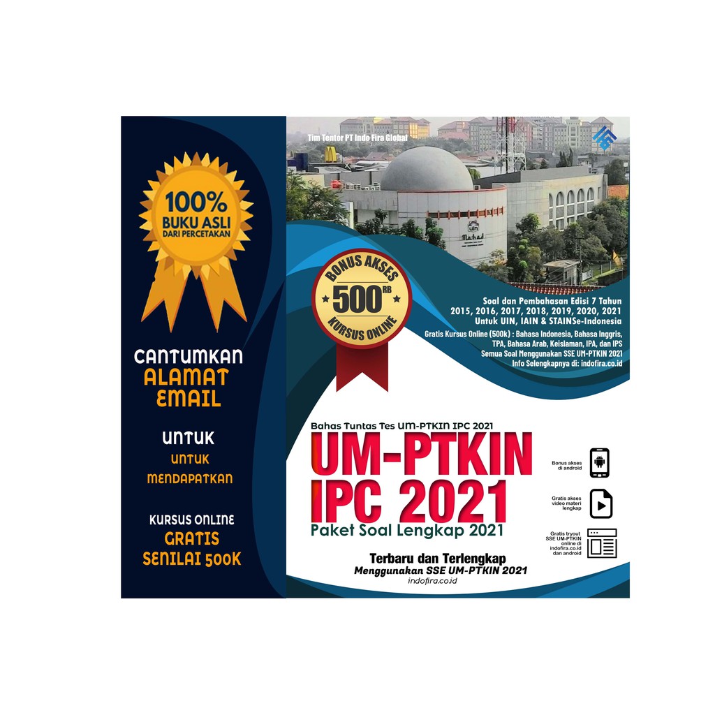 Buku UMPTKIN IPC 2021Bekal Lulus Ujian Jalur UMPTKIN 2021