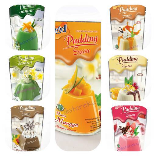 nutrijel PUDING SUSU dan SANTAN flavour 145gr (5.11oz) Shopee Indonesia