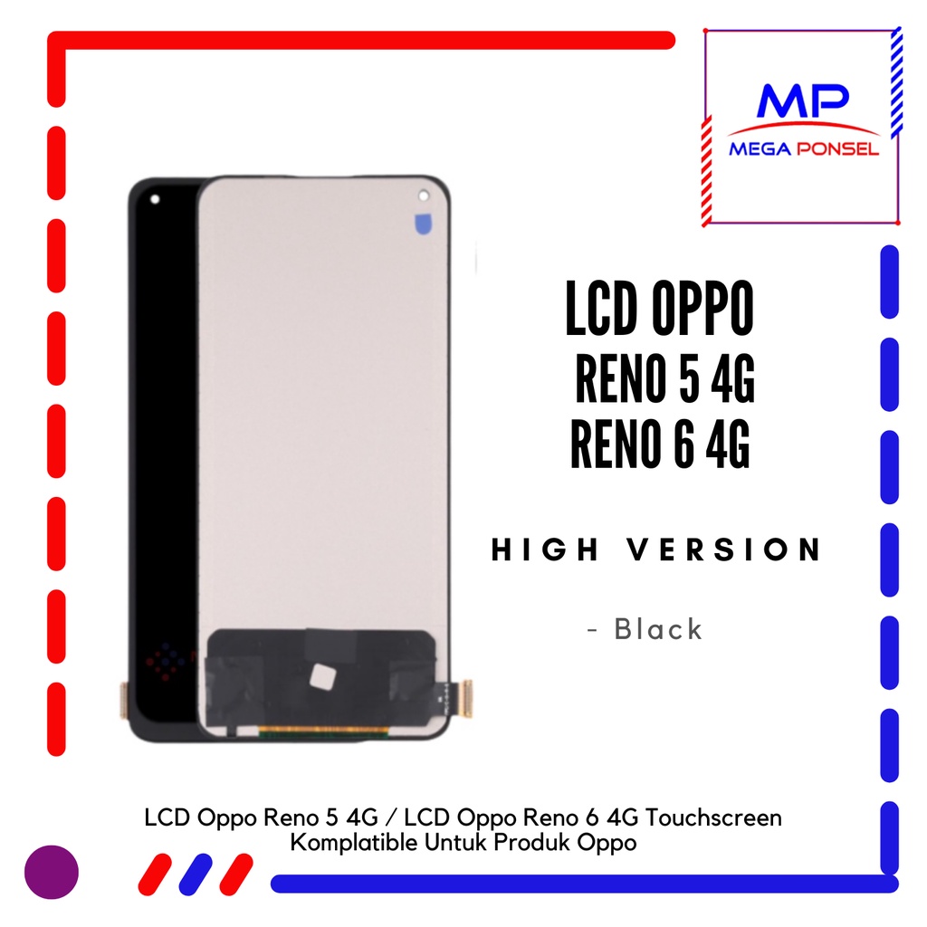 Jual LCD Oppo Reno 5 4G / LCD Oppo Reno 6 4G Touchscreen Komplatible