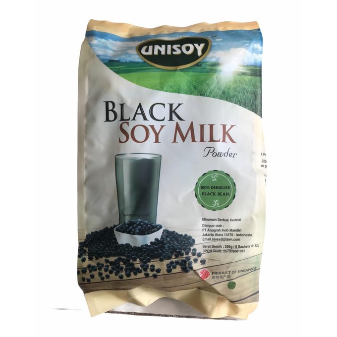 Jual Unisoy Black Soy Milk Powder 256g Shopee Indonesia