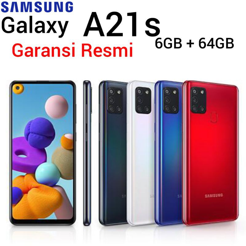 Samsung Galaxy A21s 6/128 6/64 SEIN Garansi Resmi RAM 6GB 64GB Shopee